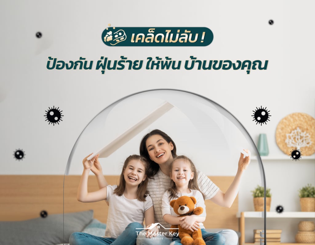 8 เคล็ดไม่ลับ ป้องกันฝุ่นร้ายให้พ้นบ้านของคุณ
